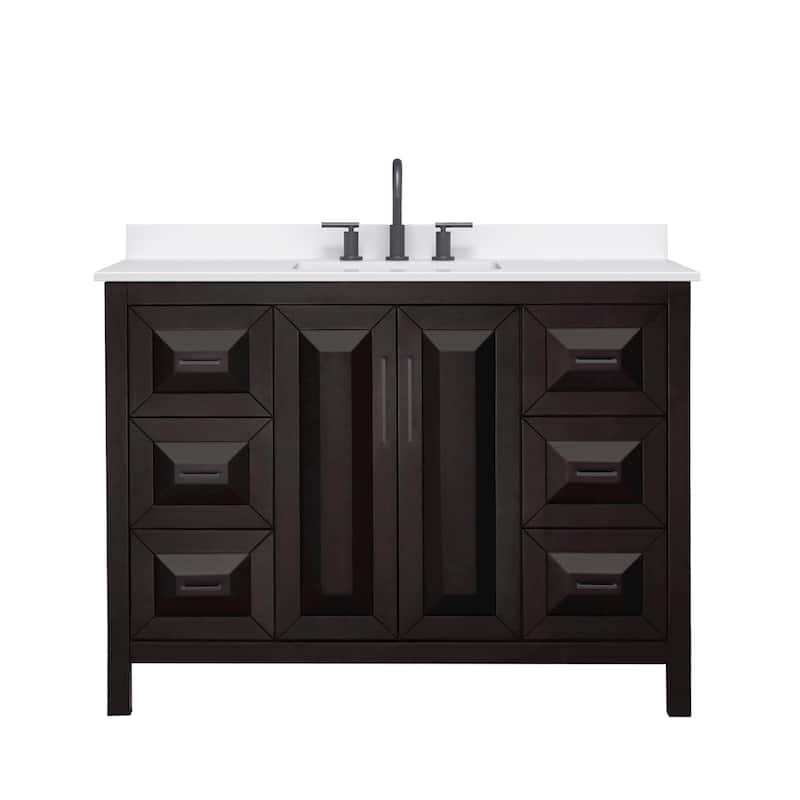 Wyndham Collection WCV252548S-QTZ-US3MXX Daria 48" Free Standing