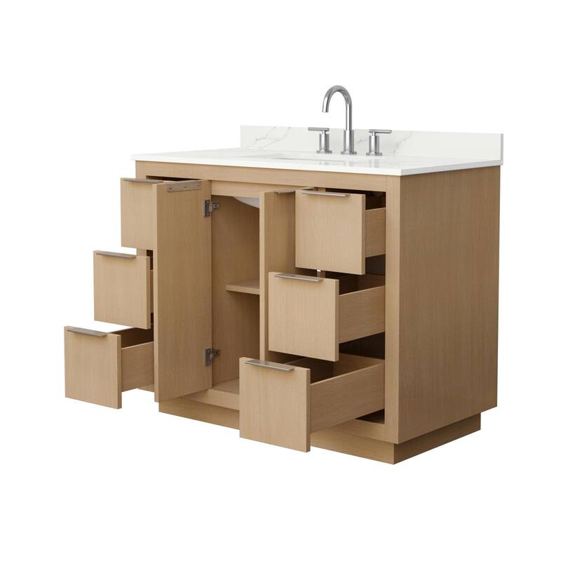 Wyndham Collection WCF282842S-QTZ-US3MXX Maroni 42" Free Standing