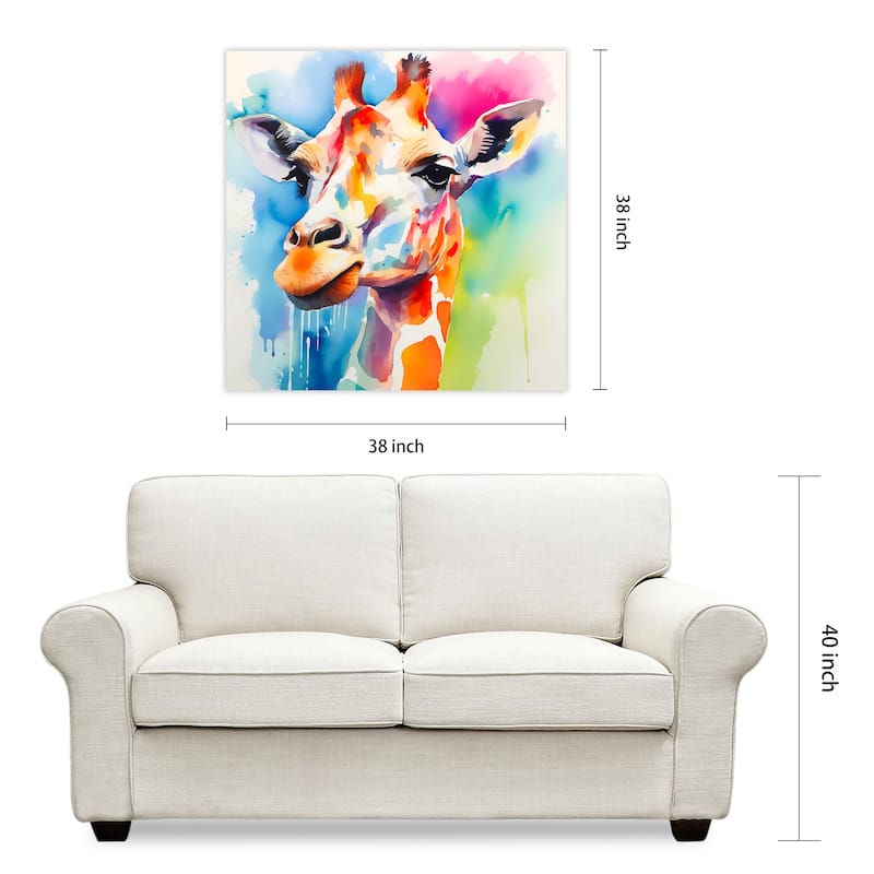 Empire Art Direct Vibrant Majesty II Printed Tempered Glass Wall Art - Multi-Color
