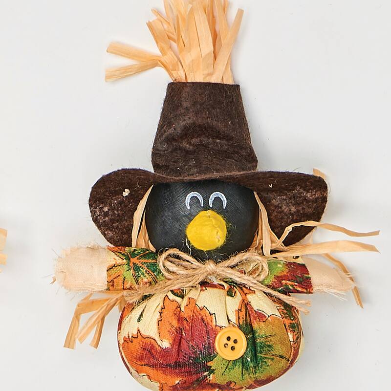 6" Mini Table Crow, 2 Assorted, Set of 6