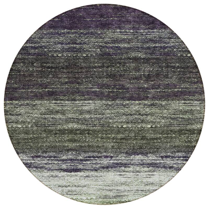 Machine Washable Indoor/ Outdoor Chantille Solid Ombre Rug