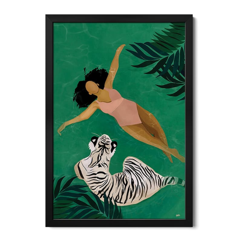 Drift Premium Framed Poster by Bria Nicole - Black - 24x32x1