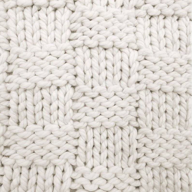 HiEnd Accents Chess Hand Knit Throw, 50"x60"
