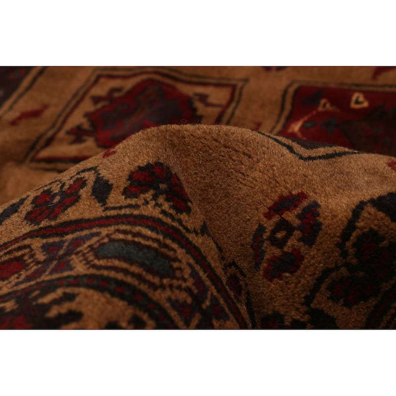 ECARPETGALLERY Hand-knotted Teimani Brown Wool Rug - 6'9 x 9'2