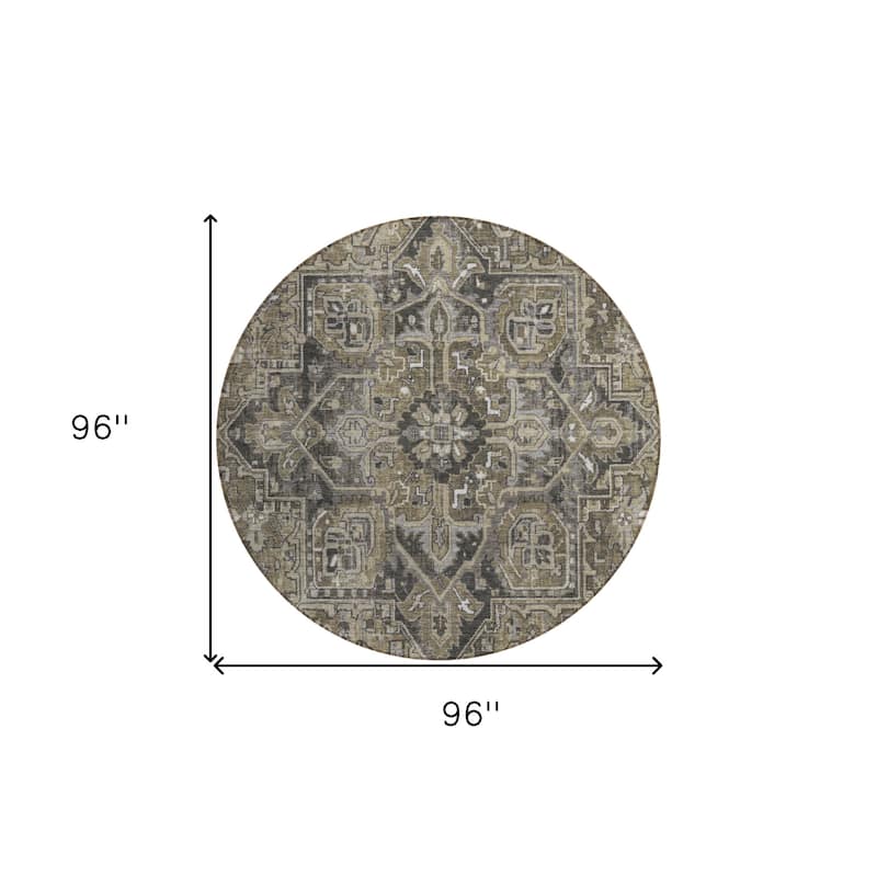Caso Oriental Weather Resistant Refined Traditional Outdoor Rug