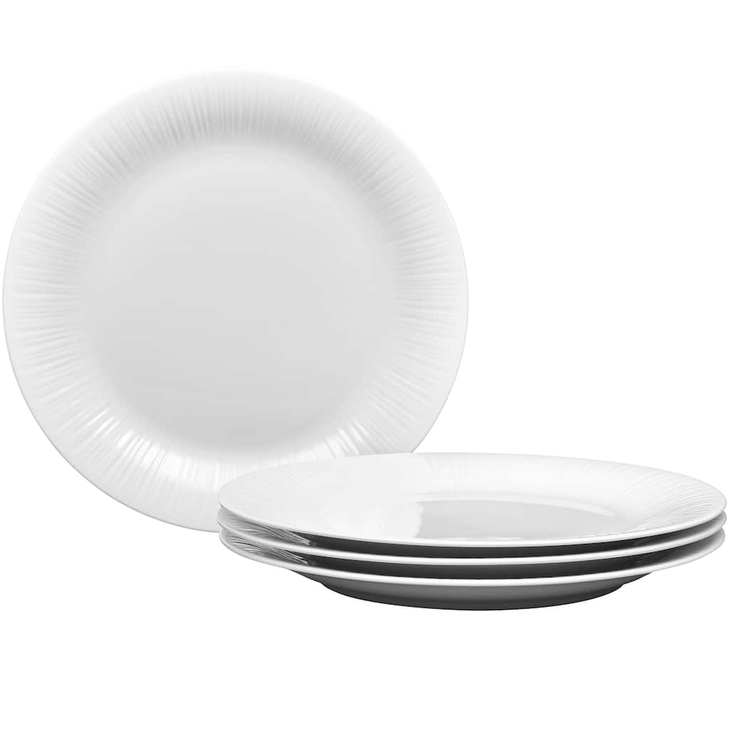 Noritake Conifere Set Of 4 Rim Dinner Plates, 10-3/4"