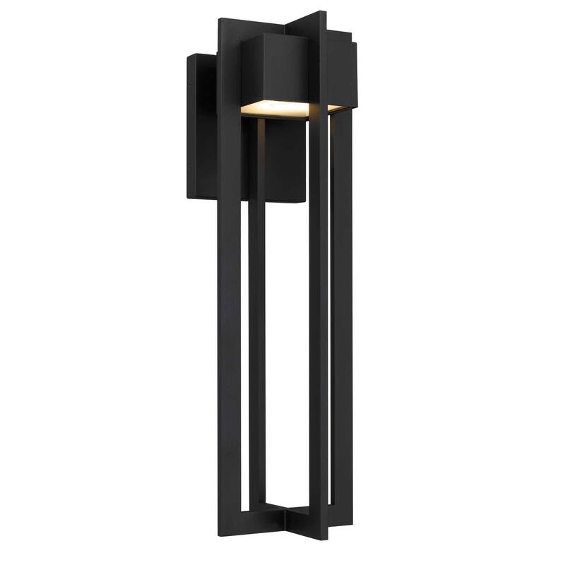 23" Black Integrated LED Outdoor Wall Sconce