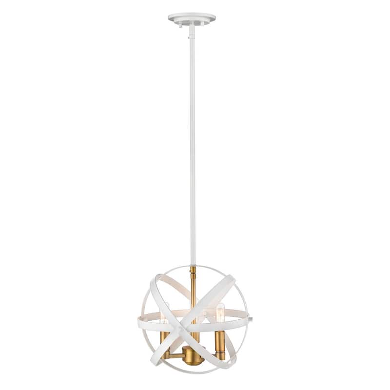 Z-Lite Cavallo 3 Light 12" Wide Globe Chandelier
