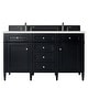 preview thumbnail 1 of 29, James Martin Vanities Brittany 60" Double Vanity, Black Onyx