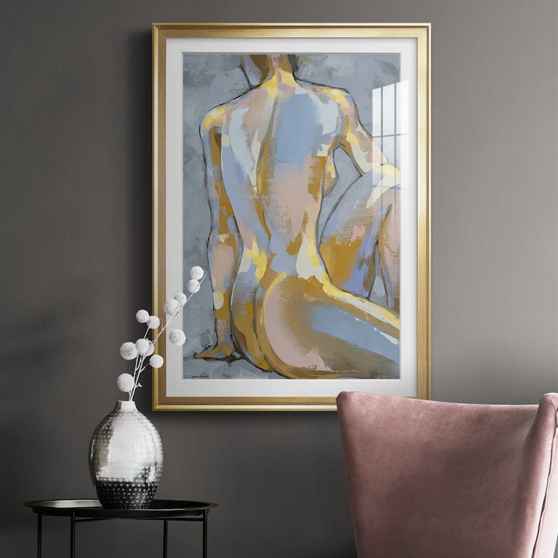 Grey Maiden II Premium Framed Print - Ready to Hang