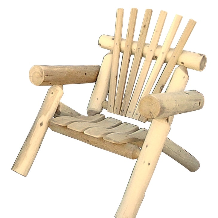 White Cedar Log Lawn Chair Bed Bath Beyond 35411589