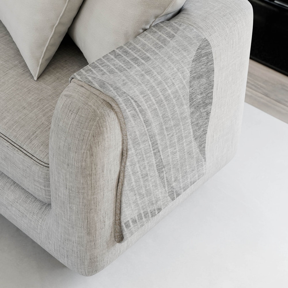 Premium Machine Washable Geo Sherpa Throw Blanket