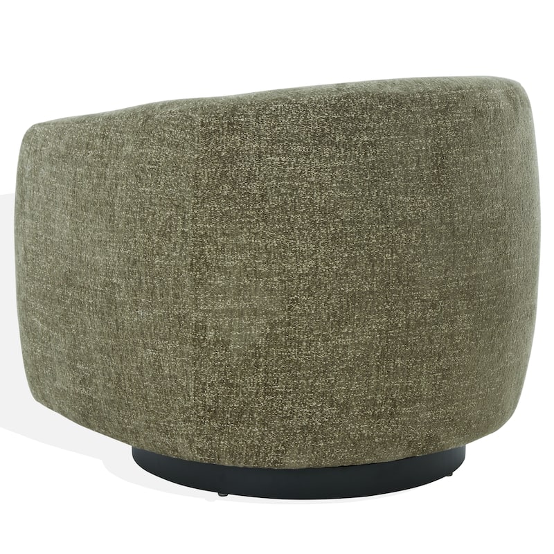 SAFAVIEH Couture Kellybryn Chenille Swivel Chair - 33"W x 31"D x 28"H