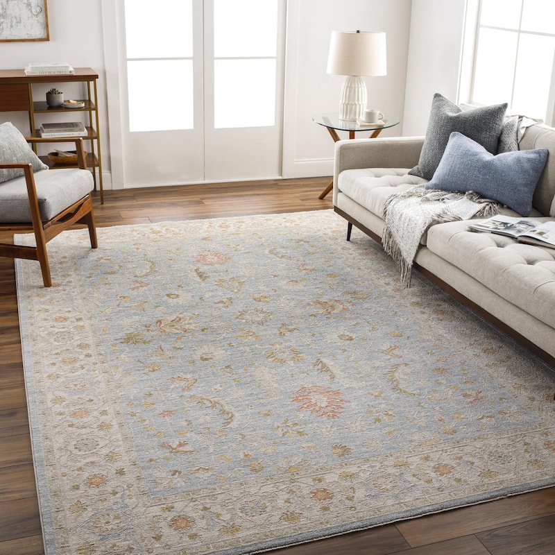 Livabliss Avant Garde Traditional Medallion Area Rug - 10' x 13'11" - Blue