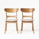 preview thumbnail 50 of 55, Idalia Mid-Century Modern Dining Chairs (Set of 2) by Christopher Knight Home - N/A