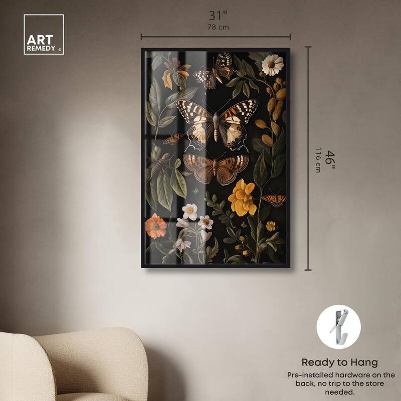 Winged Visitors I Shadowbox by Art Remedy