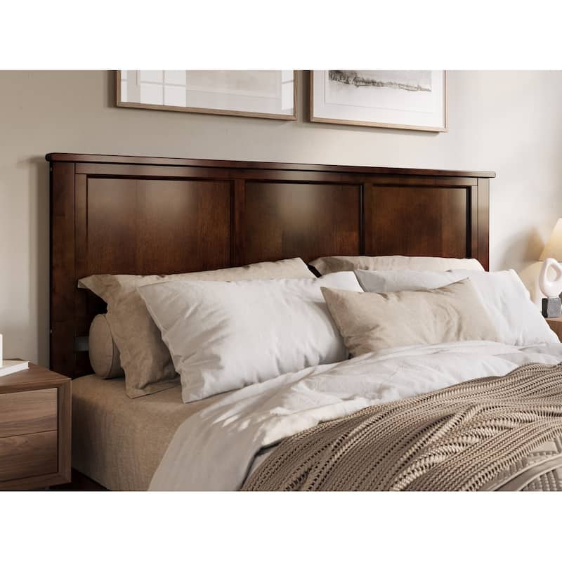 Charlotte Solid Wood Low Profile Platform Bed with Matching Footboard