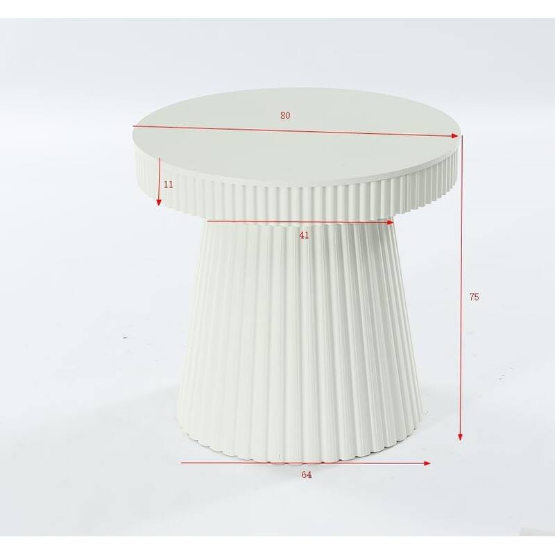 Small Dining Table, Modern Round Kitchen Table, 31.5" Circle Dining Tables for Kitchen, Dining Room, Living Room, Apartment