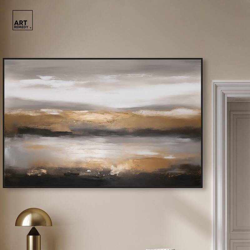 Dust and Gold Canvas by Art Remedy
