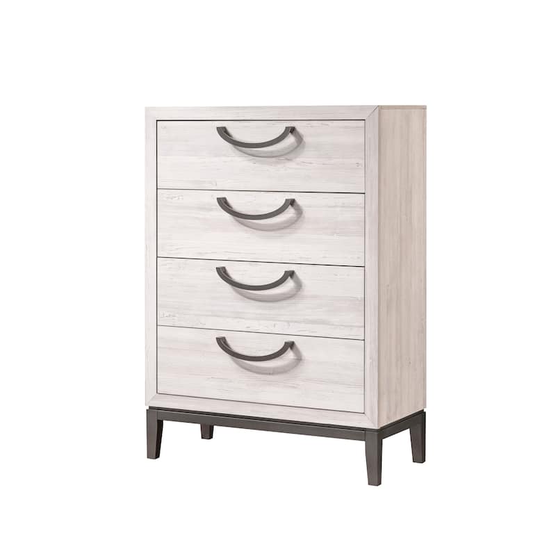 Demora Beige Upholstered Panel Bed