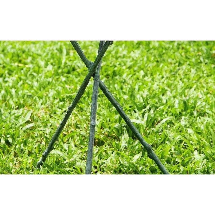 Spi Aluminum Curious Cat & Bird Birdbath - 24 X 16 X 13 inches