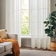 preview thumbnail 26 of 32, Deconovo Linen Sheer Curtains - Light Filtering Rod Pocket Drapes, 2 Panels