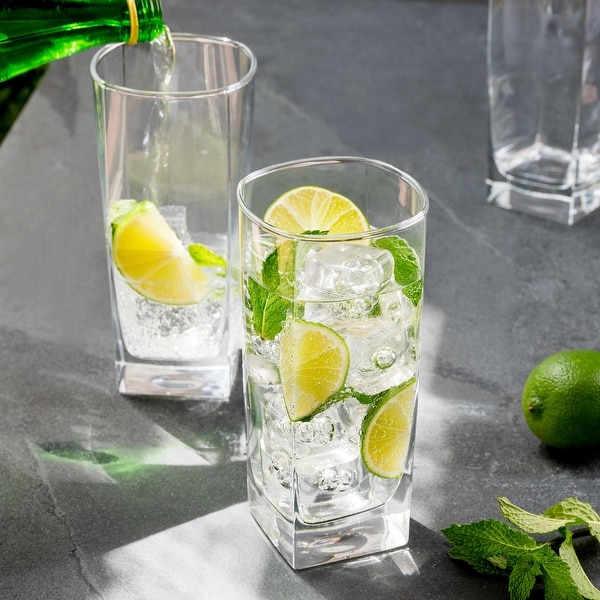 Luminarc 16 Ounce Sterling Cooler Glass, Set of 4. Opens flyout.
