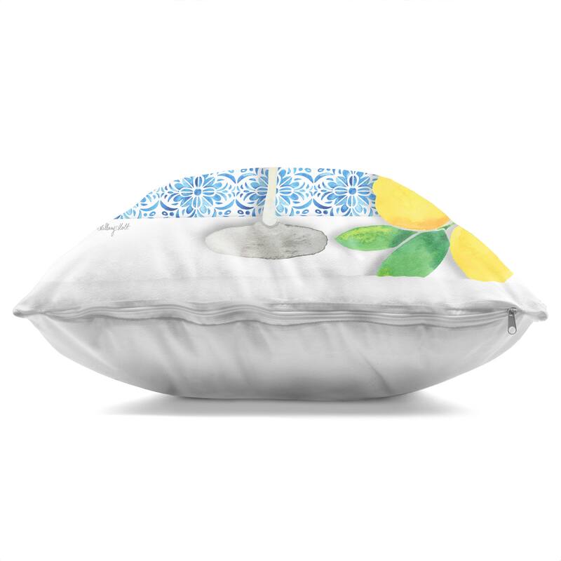 Stupell Mediterranean Limoncello Drink Decorative Printed Throw Pillow Design by Hillary Holt