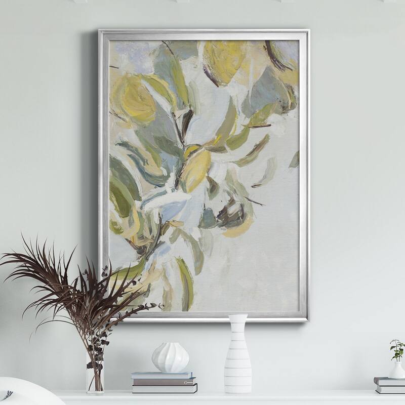 Lemon Pears Premium Framed Canvas - Ready to Hang