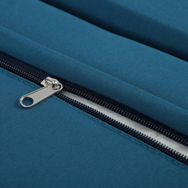 2pcs Set Outdoor Lounge Chair Cushion Replacement Patio Funiture Seat Cushion Chaise Lounge Cushion-Lake Blue
