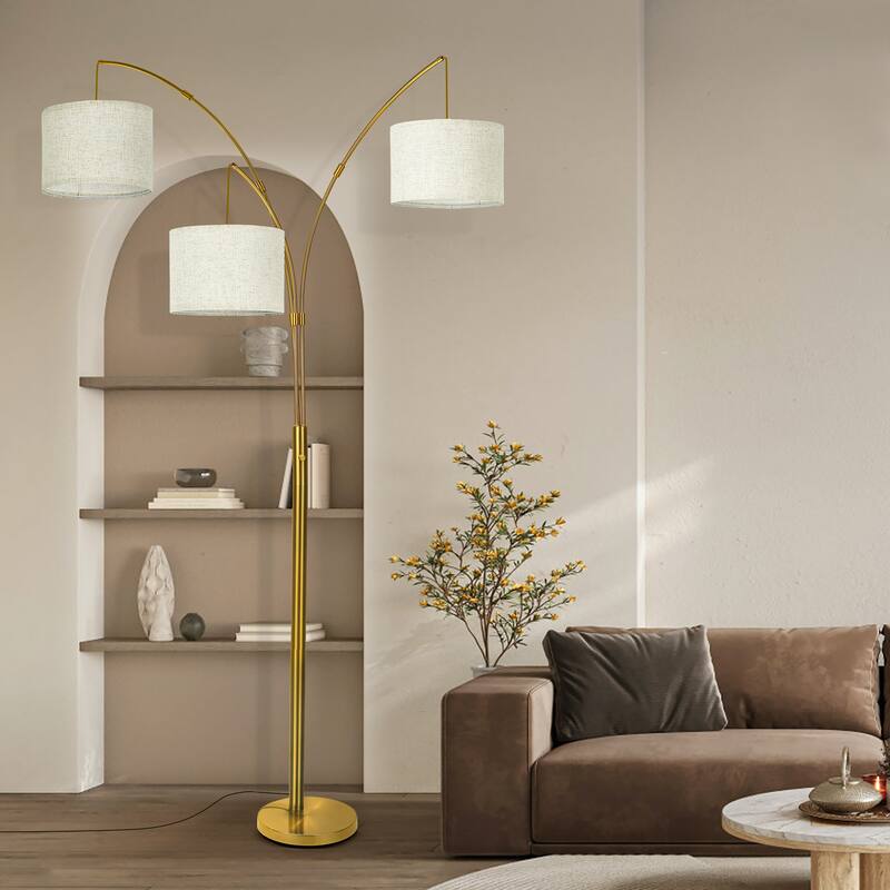 80" Tree Floor Lamp with Remote Control and Dimmable 3 Color Tempetures