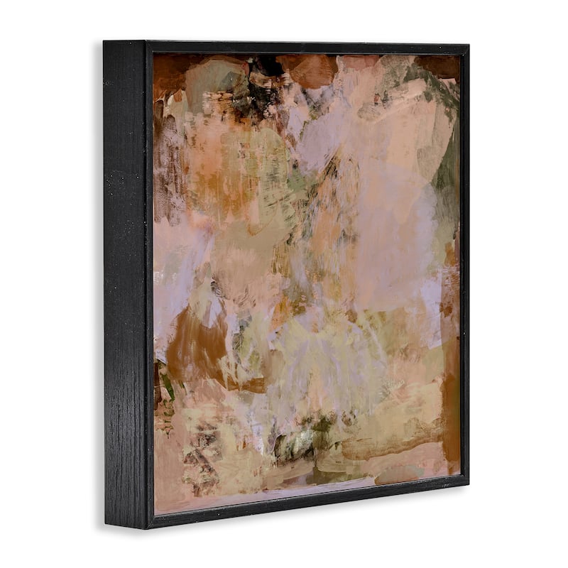 Stupell Earth Tones Abstraction Framed Giclee Art Design By Hayley Michelle