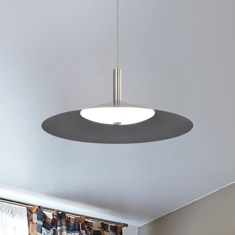 Corrine 18 Inch LED Pendant Brushed Nickel 3K/4K/5K CCT Selectable - Brushed Nickel
