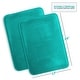 preview thumbnail 81 of 153, Empyrean Ultra Soft Plush Bathroom Rug - Non-Slip, Velvet, Memory Foam Bath Mat - Set of 2