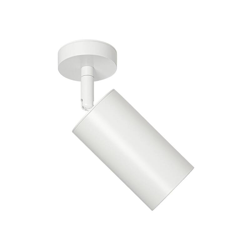 Modern Brass 1-Light Ceiling Spotlight - Adjustable