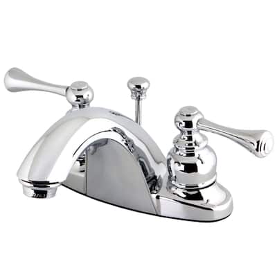 Kingston Brass English Country Centerset Bathroom Faucet with Pop-Up