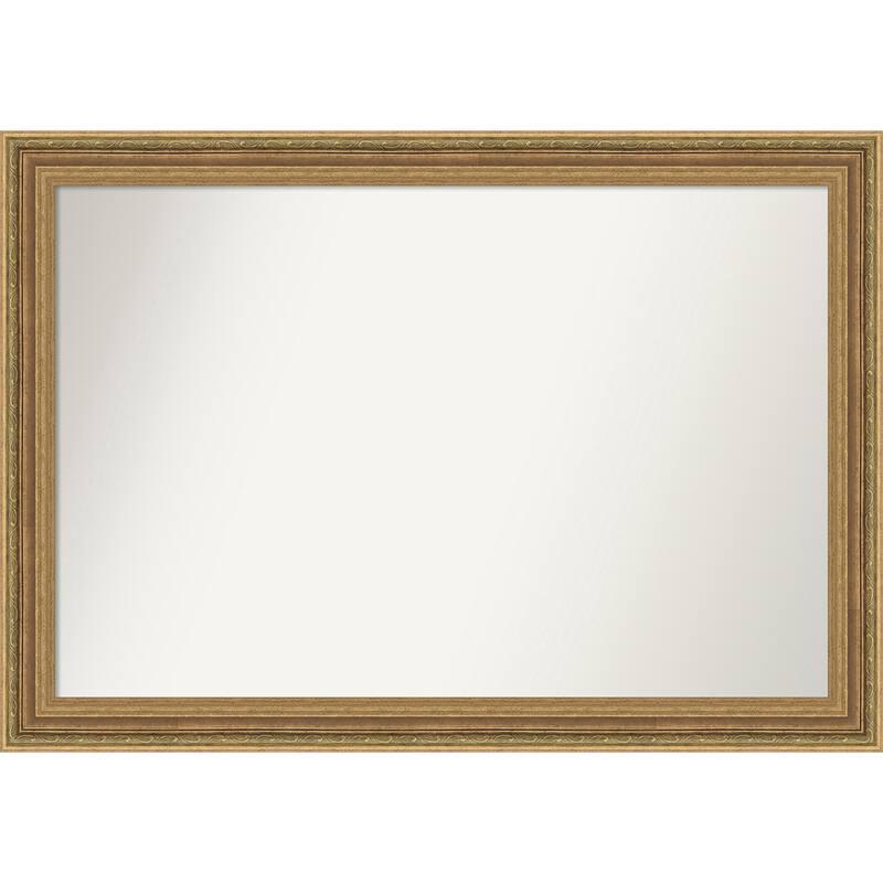 Elliot Gold Non-Beveled Framed Bathroom Vanity Wall Mirror - Elliot Gold