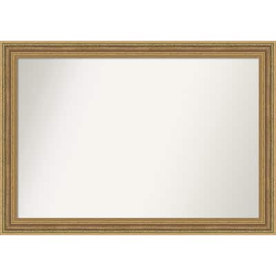 Elliot Gold Non-Beveled Framed Bathroom Vanity Wall Mirror - Elliot Gold