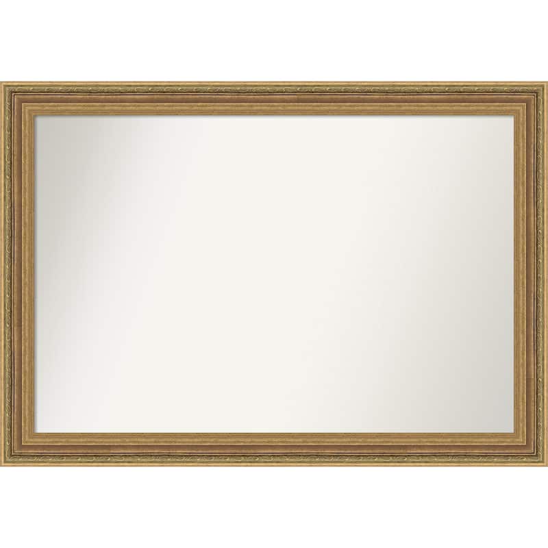 Elliot Gold Non-Beveled Framed Wall Mirror - Elliot Gold