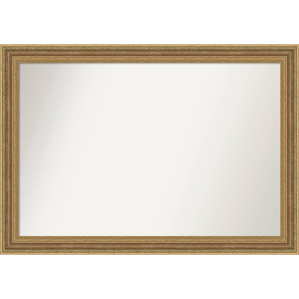 Elliot Gold Non-Beveled Framed Wall Mirror - Elliot Gold