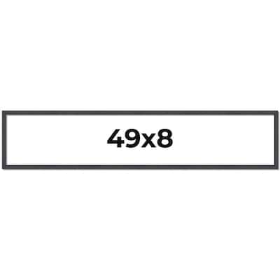 49x8 Frame Brown Solid Wood Picture Frame - Complete Modern Photo