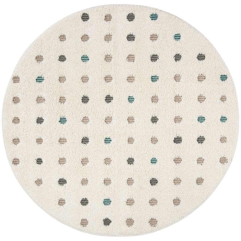 SAFAVIEH Santorini Shag Sarith Abstract 1.2-inch Thick Rug
