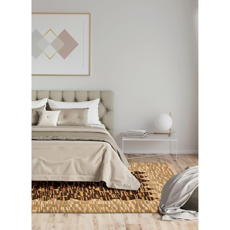 Ankara FW Brown Kilim 5'0" x 8'0" - 5'0 x 8'0
