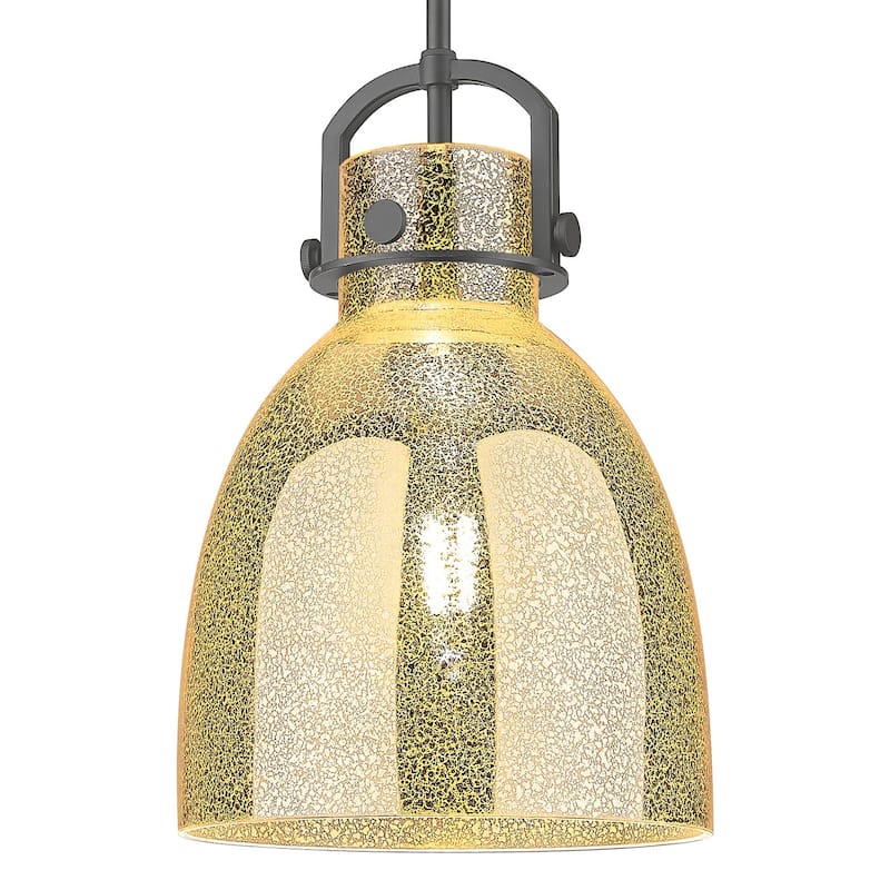 Innovations Lighting 410-1SM-G412-10ME Newton Bell 10" Wide - Matte Black