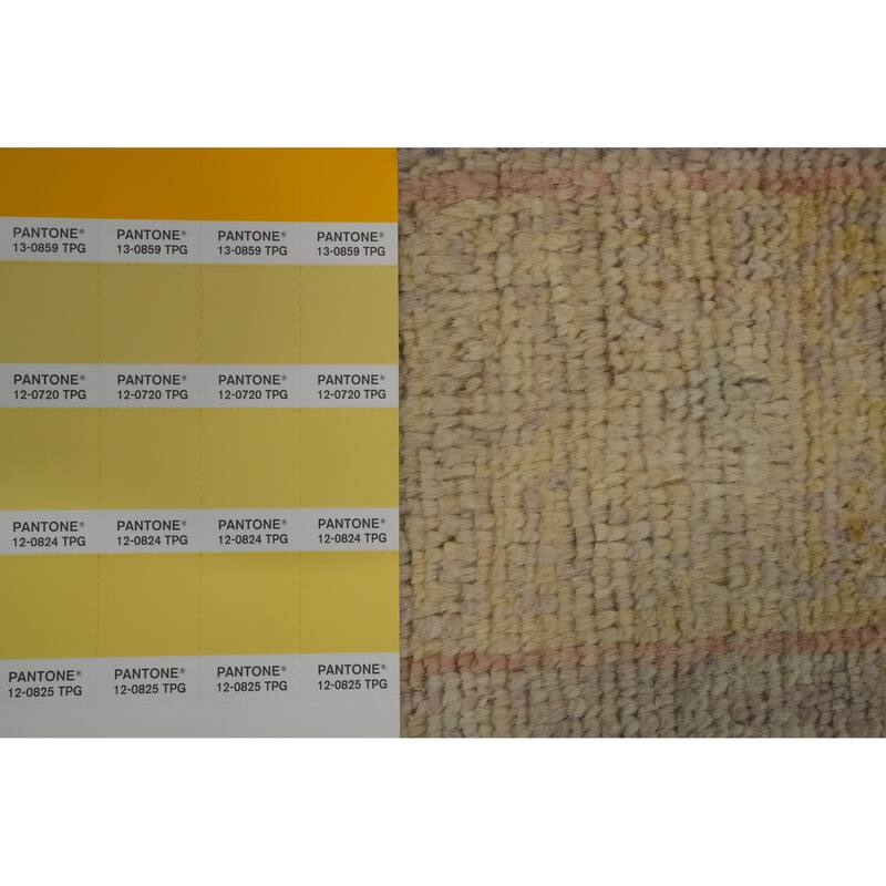 Hand Knotted Oriental 100% Wool Carpet Traditional Floral Purples Ziegler Runner Rug - 8' 0'' X 2' 8''