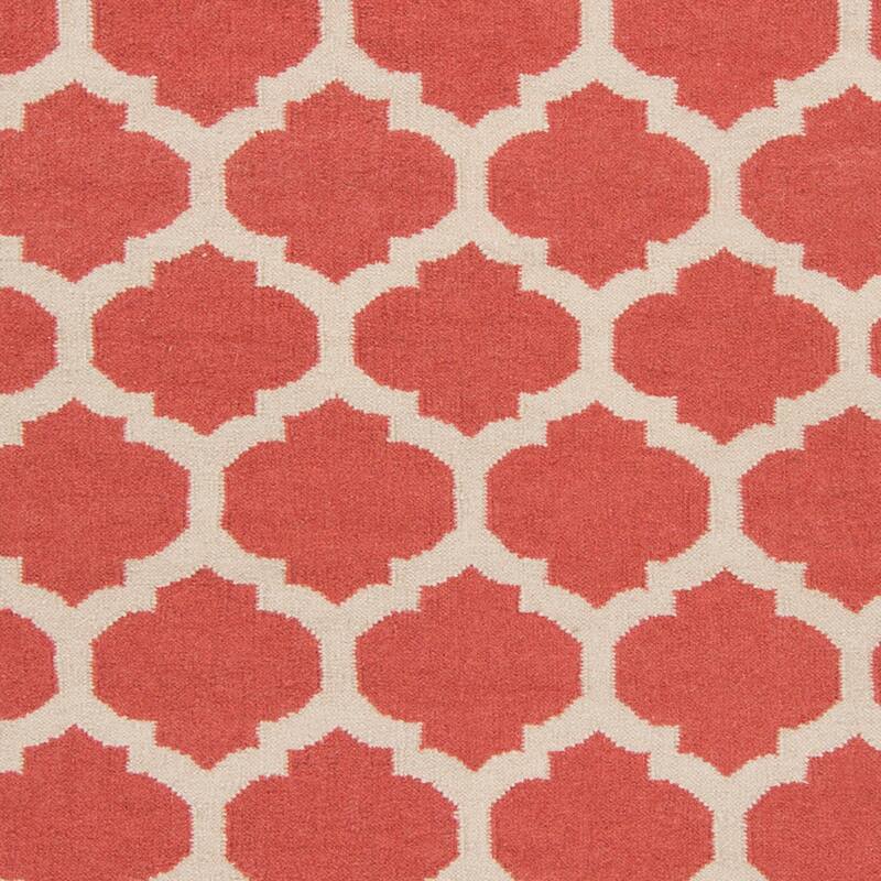 Hand-woven Samick Moroccan Trellis Flatweave Wool Runner Area Rug
