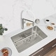 preview thumbnail 15 of 21, STYLISH 30 inch Stainless Steel 16G Dual Mount Kitchen Sink - 30" x 18" x 9"