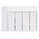 preview thumbnail 16 of 35, Contemporary Design Twin Loft Bed with Two-Tone Storage Stairs and Large Pull-Out Wardrobes, Smooth Sliding Mechanism, White