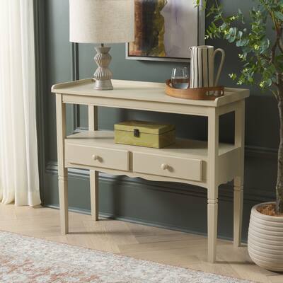 SAFAVIEH Home Araminta One Drawer Console Table - 35"W x 13"D x 30"H