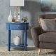 preview thumbnail 4 of 55, Fillmore 1-Drawer Oval Wood Shelf Accent End Table by iNSPIRE Q Modern